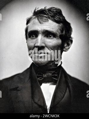 Charles Goodyear (1800 – 1860) American chemist and manufacturing engineer who developed vulcanized rubber Stock Photo