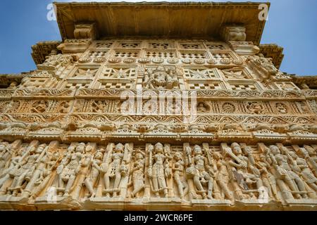 Chittorgarh, India - January 6, 2024: Sringar Chauri at Chittorgarh Fort in Chittorgarh, Rajasthan, India. Stock Photo