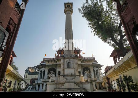 Ajmer, India - January 2, 2024: The Nasiyan Jain Temple, also known as Soniji Ki Nasiyan, is a Jain temple known for its architecture, Ajmer, India. Stock Photo