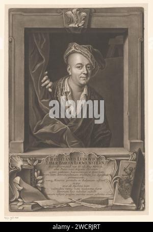 PortraT van Christian Ludwig von Hagedorn, Christian Gottlieb Geyser ...