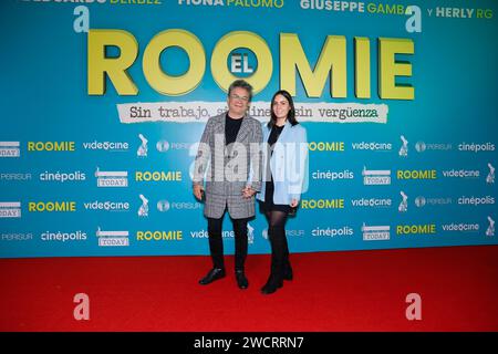 January 16, 2024, Mexico City, Ciudad de Mexico, Mexico: January 16, 2024, Mexico City, Mexico: Freddy Ortega Attends the red carpet of the Roomie film premiere at cinepolis Perisur. on January 16, 2024 in Mexico City, Mexico. (Credit Image: © Luis Marin/eyepix via ZUMA Press Wire) EDITORIAL USAGE ONLY! Not for Commercial USAGE! Stock Photo