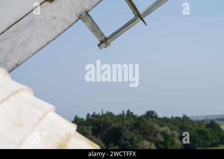 Hosey mill sail detail in the Norfolk Broads i September, 2023 Stock Photo