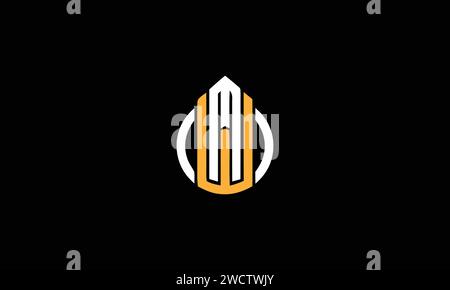 Minimal Innovative Initial WM logo and MW logo. Letter WM MW creative elegant Monogram. Premium Business logo icon. Stock Vector