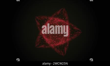 abstract futuristic dark background for network connection, computer, and communication technology. vector illustration. Stock Vector