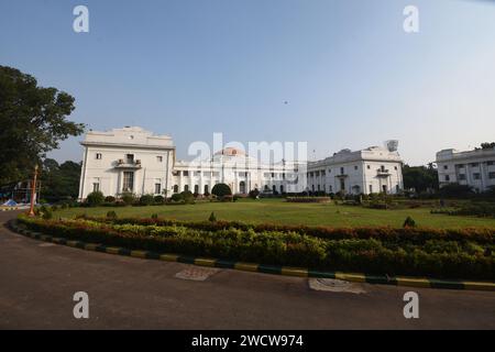 West Bengal Legislative Assembly or Paschim Banga Vidhan Sabha building.  Kolkata, West Bengal, India. Stock Photo