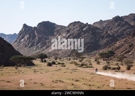 Al Ula, Saudi Arabia - January 17, 2024,  on January 17, 2024 around Al Ula, Saudi Arabia. , . Photo Antonin Vincent/DPPI Credit: DPPI Media/Alamy Live News Stock Photo