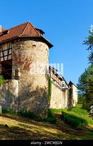 Germany, Baden Württemberg, Schönbuch Nature Park, Tubingen, Bebenhausen, Bebenhausen Abbey Stock Photo