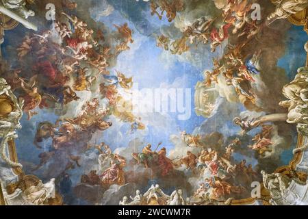 Hercules Room with ceiling painting Apotheosis of Hercules by Francois ...