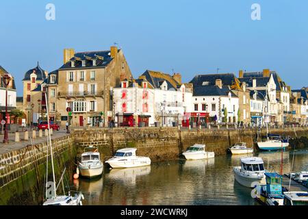 France, Loire Atlantique, Guerande peninsula, Le Croisic, the harbour, the docks Stock Photo