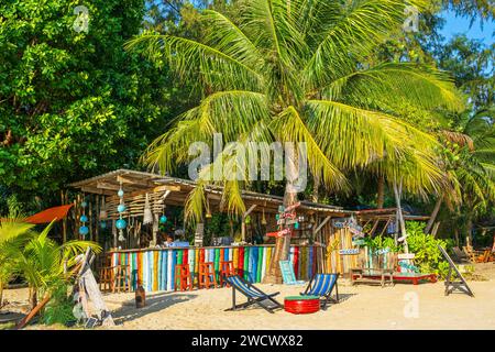 Thailand, Trat province, Ko Mak island, Ao Kratueng beach Stock Photo