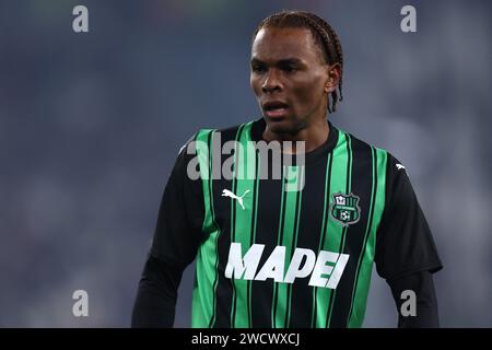 Torino, Italy. 16th Jan, 2024. Armand Lauriente of Us Sassuolo looks on during the Serie A match beetween Juventus Fc and Us Sassuolo at Allianz Stadium on January 16, 2024 in Turin, Italy . Credit: Marco Canoniero/Alamy Live News Stock Photo
