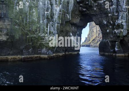 Tindholmur island in summer, Faroe Islands Stock Photo - Alamy