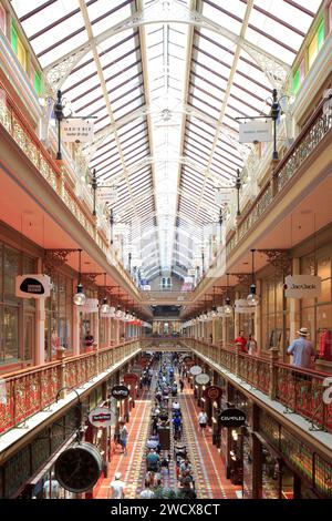 Australia, New South Wales, Sydney, Central Business District (CBD), Pitt Street, Strand Arcade, Victorian-style shopping arcade dating from 1892 Stock Photo