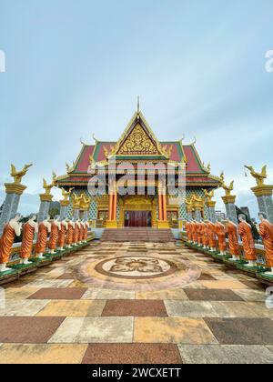 Cambodia, Sihanoukville, Wat Krom, Intra Ngean Pagoda Stock Photo