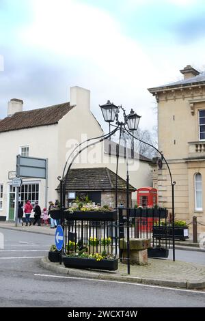 The 'Pump & Canopy' in Thornbury in South Gloucestershire, UK Stock Photo