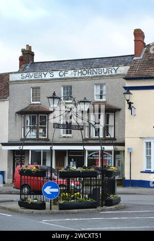 The 'Pump & Canopy' in Thornbury in South Gloucestershire, UK Stock Photo