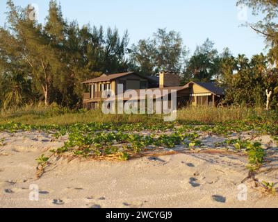 Turtle Beach, Florida, United States - November 9, 2022: Coastal private beach home. Stock Photo