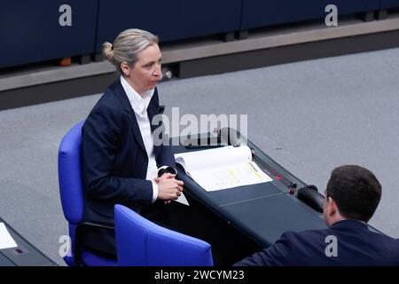 Sitzung des Deutschen Bundestags, Alice Weidel, AfD Sitzung des ...