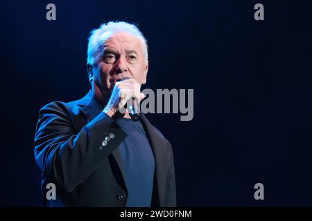 The singer Víctor Manuel performs during the end of tour concert at the Wizcenter in Madrid. December 17, 2023 Spain Featuring: Víctor Manuel Where: Madrid, Spain When: 17 Dec 2023 Credit: Oscar Gonzalez/WENN Stock Photo