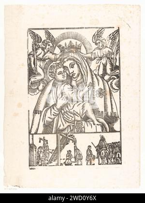 . Madonna and Child crowned by two angels. 1490s 15 Master of Frankfurt ...