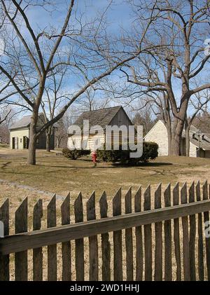 The Ephrata Cloister Community, religious community in Lancaster County, Pennsylvania Stock Photo