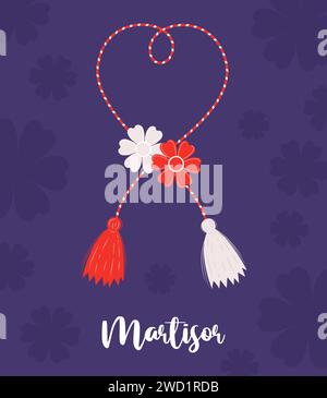 T-shirt Martenitsa Avec Cœur Rouge Et Blanc - Symbole De Chance Et Folklore - Marque LNM - Neuf Avec étiquettes