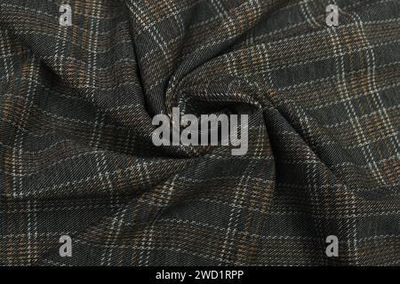 Brown Cotton cloth pattern texture background Stock Photo