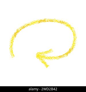 Hand drawn doodle chalk crayon brush math school sign for diagrams. yellow, golden crosses, check marks, circles, arrows in colored grunge style. Free Stock Vector