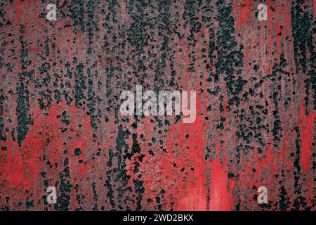 An abstract background taken from red rusty iron. Stock Photo