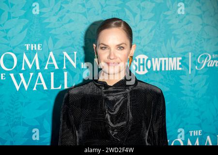 New York, New York, USA. 17th Jan, 2024. (NEW) 'The Woman in the Wall' NYC Premiere Event. January 17, 2024, New York, New York, USA: Ruth Wilson attends 'The Woman in the Wall' Premiere Event at Metrograph on January 17, 2024 in New York City. (Credit: M10s/TheNews2) (Foto: M10s/Thenews2/Zumapress) (Credit Image: © Ron Adar/TheNEWS2 via ZUMA Press Wire) EDITORIAL USAGE ONLY! Not for Commercial USAGE! Stock Photo