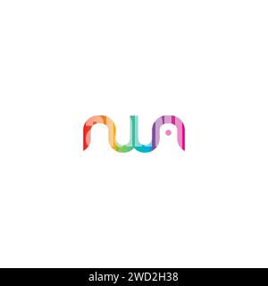 NWA Logo Simple and Modern Design Stock Vector