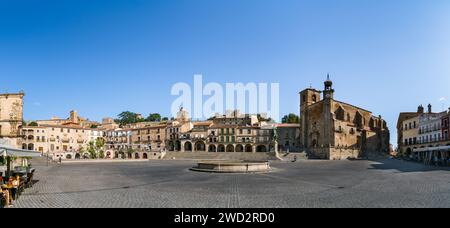 Plaza Mayor in Trujillo, Extremadura, Spain Stock Photo