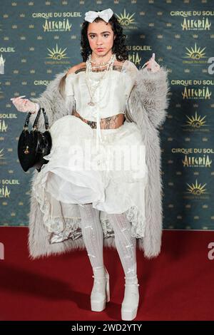 London, UK. 17th Jan, 2024. arriving for the European premiere of Cirque Du Soleil 'Alegria - In A New Light' at the Royal Albert Hall in London. Credit: Imageplotter/Alamy Live News Stock Photo
