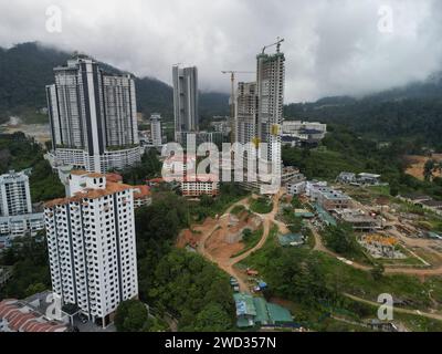 Buildings in the Genting Highlands area of Malaysia Stock Photo