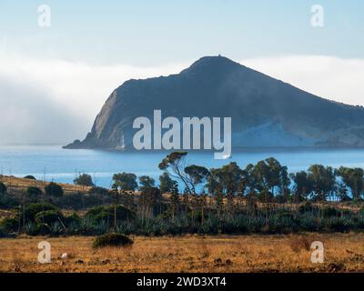 Idyllic scenery on the beach of Los Genoveses, in the natural park of Cabo de Gata, Almeria. Stock Photo