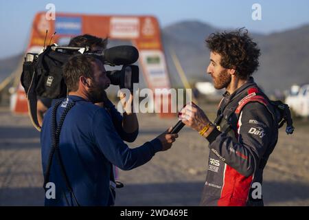 DE SOULTRAIT Xavier (fra), Sebastien Loeb Racing - Bardahl Team, Polaris RZR Pro R, FIA SSV, portrait during the Stage 11 of the Dakar 2024 on January 18, 2024 between Al Ula and Yanbu, Saudi Arabia Stock Photo