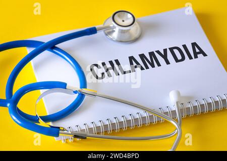 Chlamydia (Chlamydia Trachomatis) Health concept, Bacteria causing ...