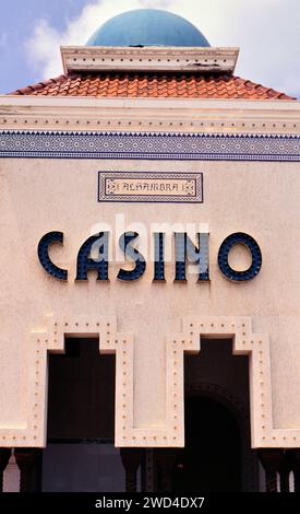 The Alhambra, the only freestanding (non-hotel) casino on Aruba, at the time this picture was taken in 1997. Please credit photographer: Joan Iaconetti. Stock Photo