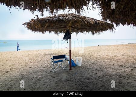 Morning view in Fanateer Beach - Al Jubail City,Saudi Arabia Stock ...