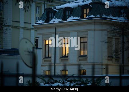 Warsaw, Poland. 18th Jan, 2024. The Constitutional Tribunal is seen in Warsaw, Poland on 18 January, 2024. (Photo by Jaap Arriens/Sipa USA) Credit: Sipa USA/Alamy Live News Stock Photo