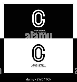 Initial GO Letter Linked Logo. GO letter Type Logo Design vector ...