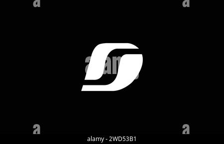 DS Letter Initial Logo Design, Vector Template Stock Vector
