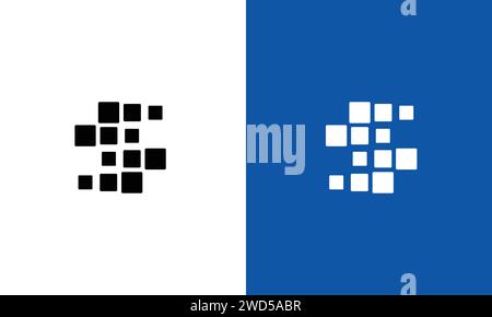 Monogram EE creative modern black letters logo design Stock Vector