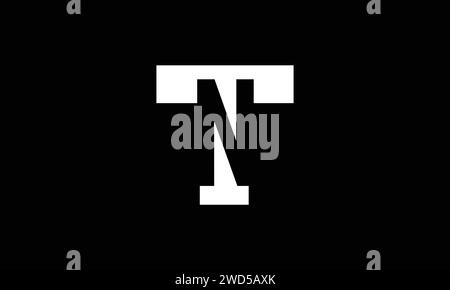 TN NT logo letter logotype icon font monogram, N logo with chat bubble symbol Stock Vector