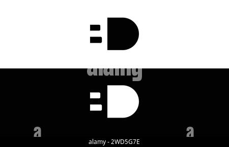 BD Logo Letter Design Template Element Stock Vector