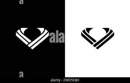 Modern creative V Logo Design and template. V VV icon initials based Monogram and Letters in vector. Stock Vector