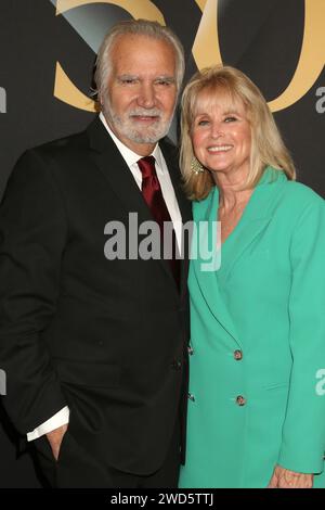 50th Daytime Emmy Awards Winners Walk at the Bonaventure Hotel on December 15, 2023 in Los Angeles, CA Featuring: John McCook, Laurette Spang  Where: Los Angeles, California, United States When: 15 Dec 2023 Credit: Nicky Nelson/WENN Stock Photo