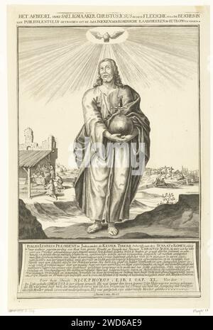 Adoration by the shepherds; Crucifixion; Resurrection of Christ, Three ...