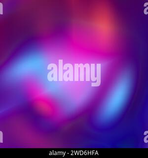 Flickering light glare by blue, vivid cerise and fuchsia colors on dark magenta background. Blurred vector graphic pattern Stock Vector