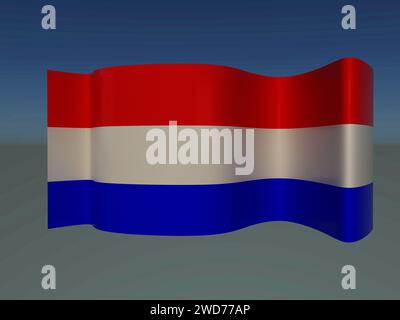 Netherland flag Stock Photo